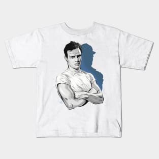 Marlon Brando - An illustration by Paul Cemmick Kids T-Shirt